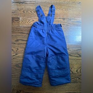 Cat & Jack Navy Ski Snow Bib Snowsuit Boys Size 18 months